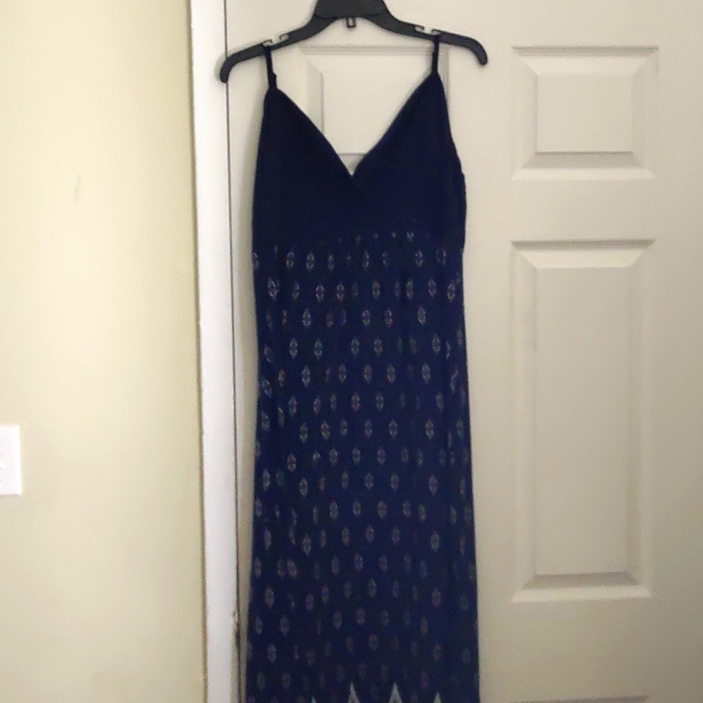 Long spaghetti strap dress